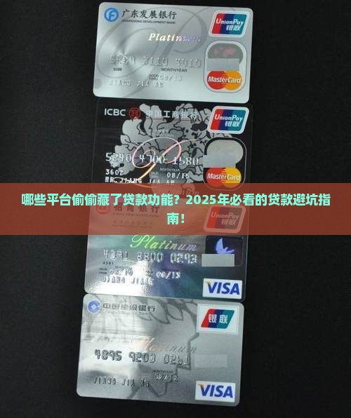 哪些平台暗藏贷款功能