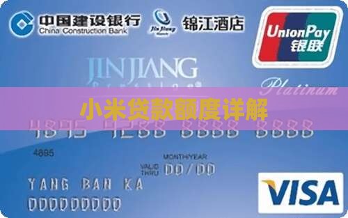 小米金融贷款发放额度