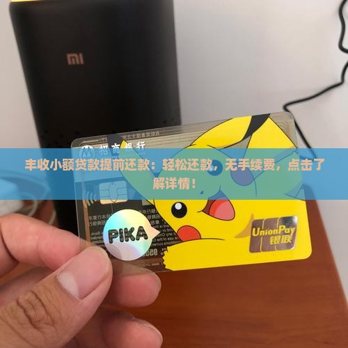 丰收小额贷款提前还款