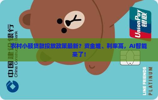 农村小额贷款投放政策最新