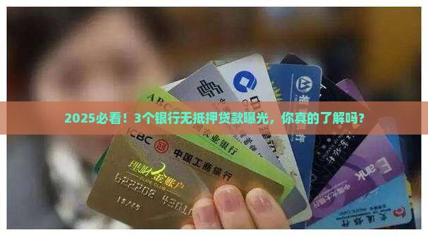 什么银行有无抵押贷款