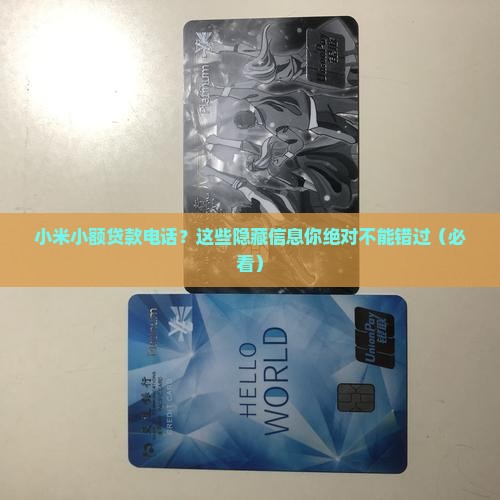 小米小额贷款电话