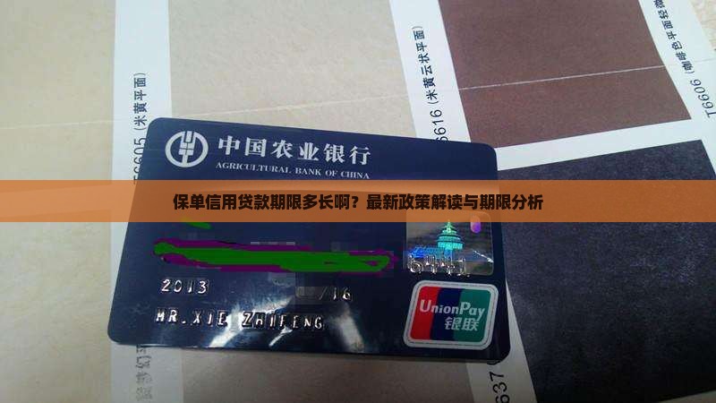 保单信用贷款期限多长啊