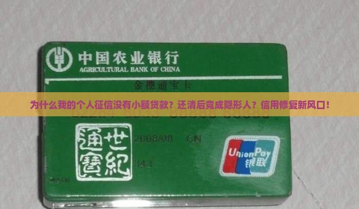 个人征信没有小额贷款