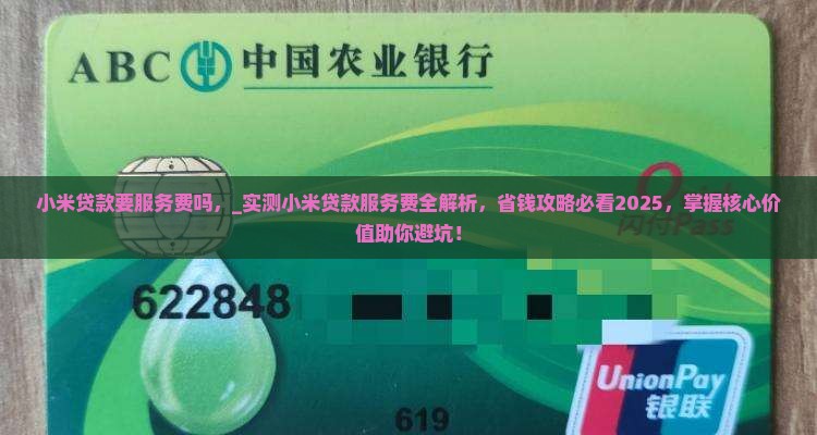 小米贷款要服务费吗