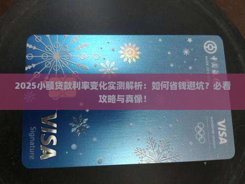 小额贷款的利率变化