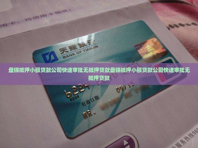 盘锦抵押小额贷款公司