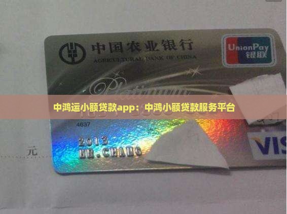 中鸿运小额贷款app：中鸿小额贷款服务平台