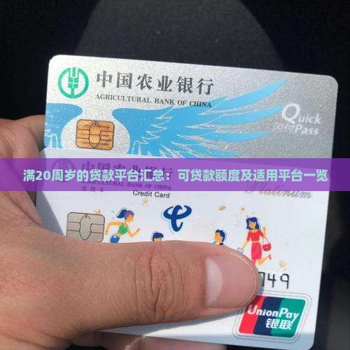 满20周岁的贷款平台汇总：可贷款额度及适用平台一览