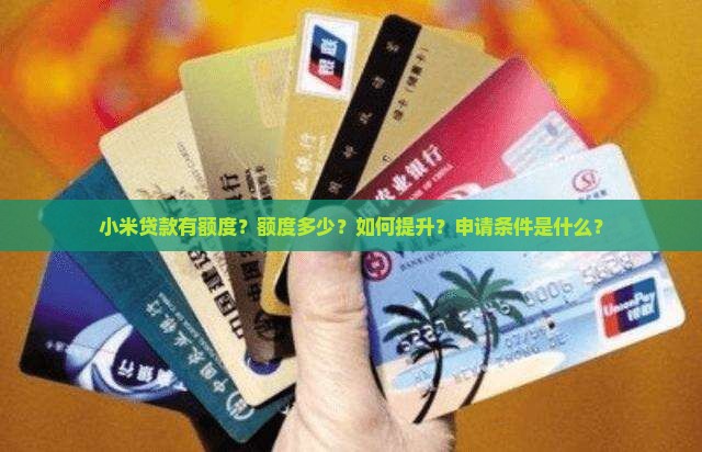 小米贷款有额度？额度多少？如何提升？申请条件是什么？