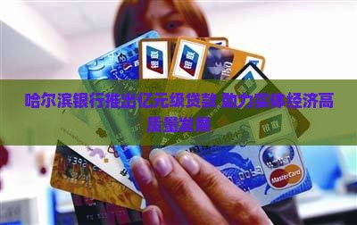 哈尔滨银行推出亿元级贷款 助力实体经济高质量发展