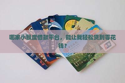 哪家小额度借款平台，能让我轻松贷到零花钱？