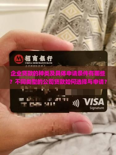 企业贷款的种类及具体申请条件有哪些？不同类型的公司贷款如何选择与申请？