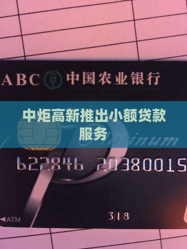 中炬高新推出小额贷款服务