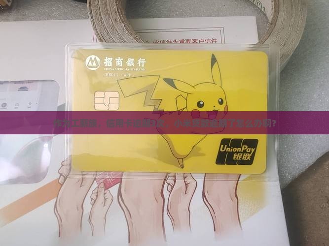 作为工薪族，信用卡逾期3次，小米贷款逾期了怎么办啊？