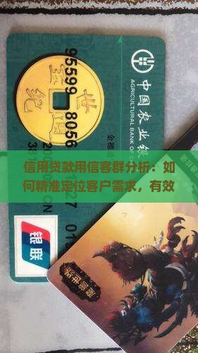 信用贷款用信客群分析：如何精准定位客户需求，有效缓解信贷风险？