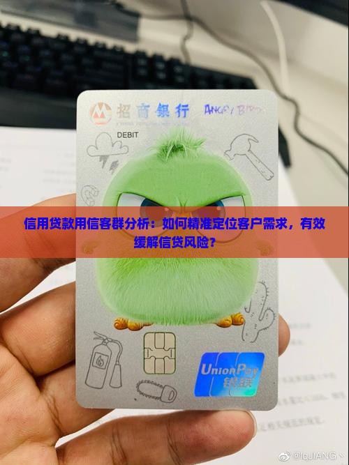 信用贷款用信客群分析：如何精准定位客户需求，有效缓解信贷风险？