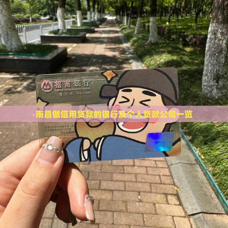 南昌做信用贷款的银行及个人贷款公司一览