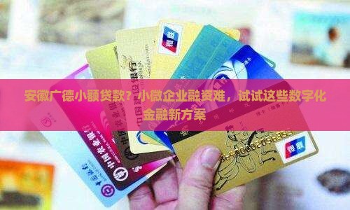 安徽广德小额贷款？小微企业融资难，试试这些数字化金融新方案