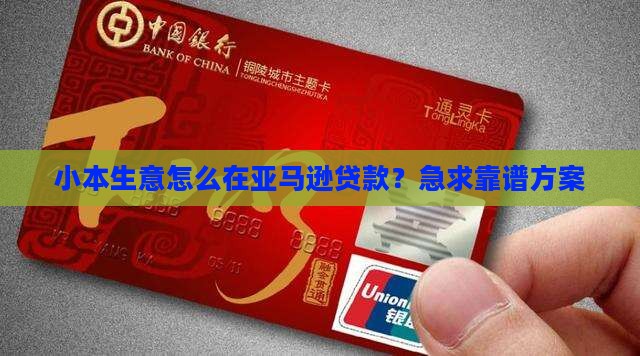 小本生意怎么在亚马逊贷款？急求靠谱方案