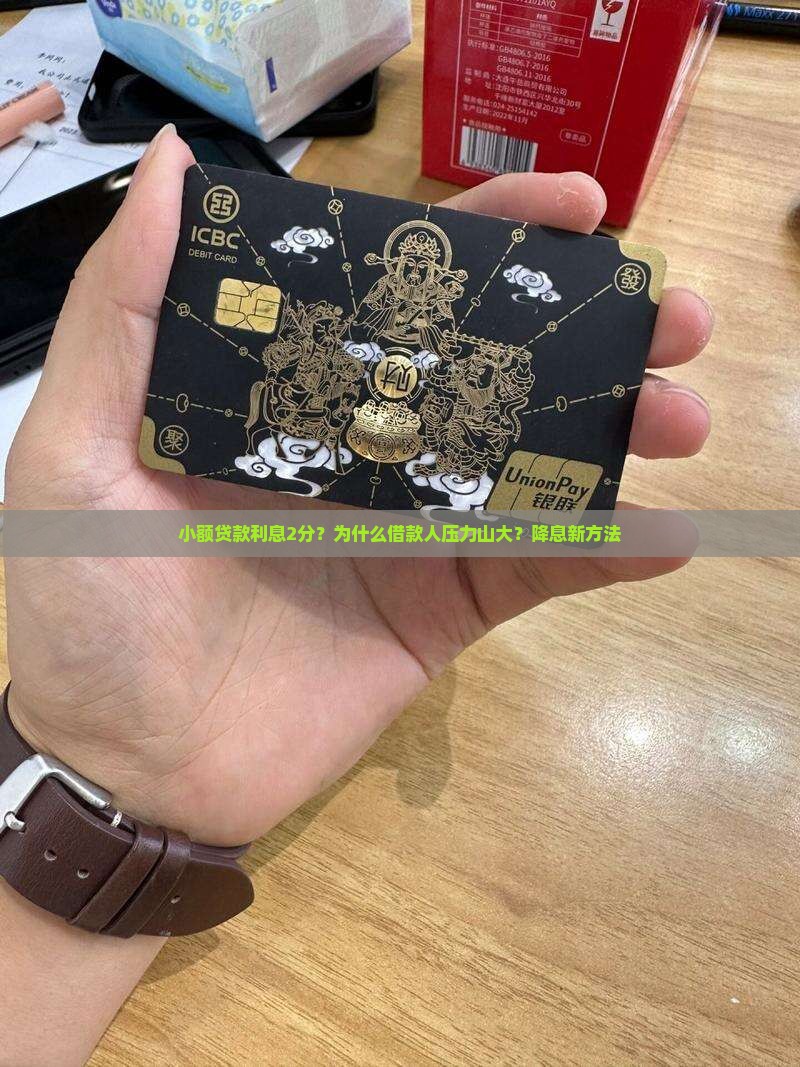 小额贷款利息2分？为什么借款人压力山大？降息新方法
