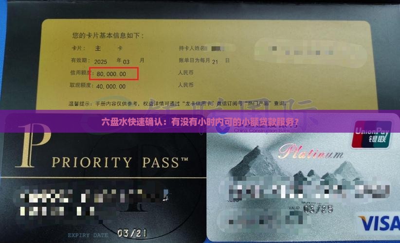 六盘水快速确认：有没有小时内可的小额贷款服务？