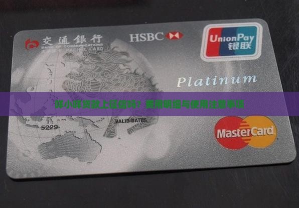 咩小咩贷款上征信吗？费用明细与使用注意事项