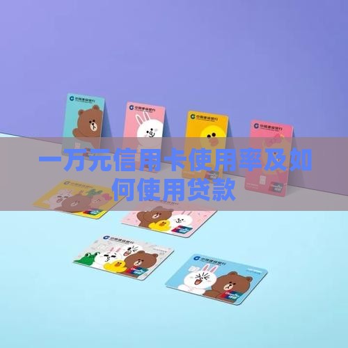 一万元信用卡使用率及如何使用贷款