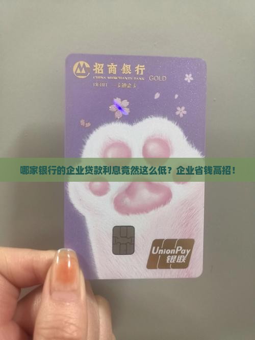 哪家银行的企业贷款利息竟然这么低？企业省钱高招！