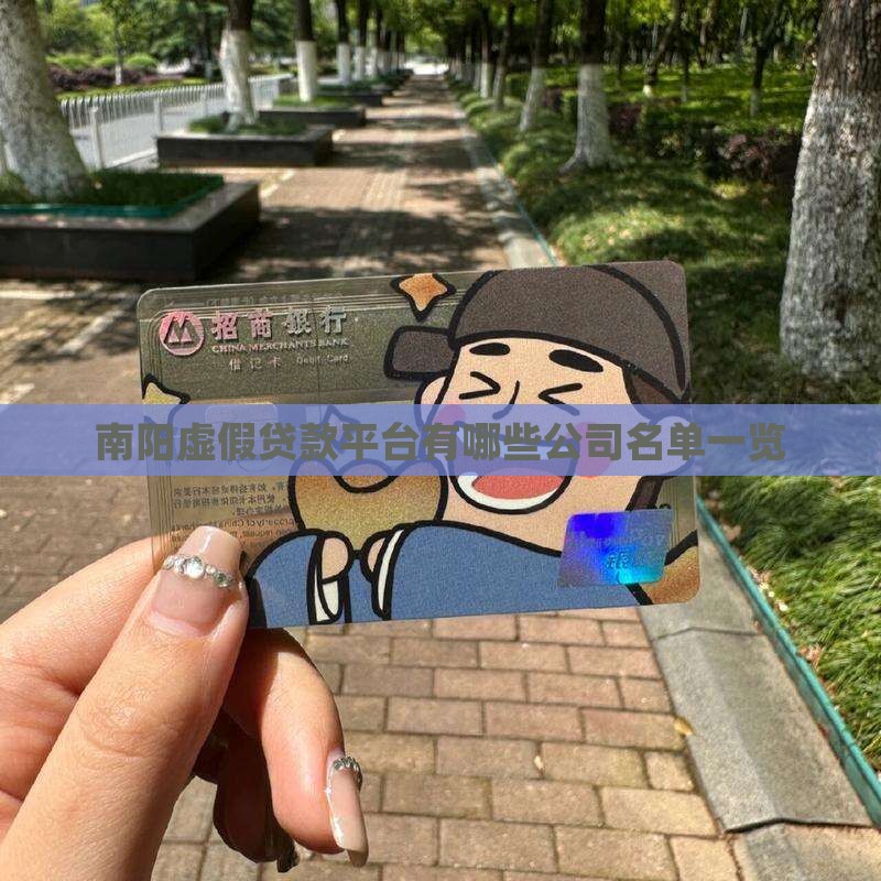 南阳虚假贷款平台有哪些公司名单一览