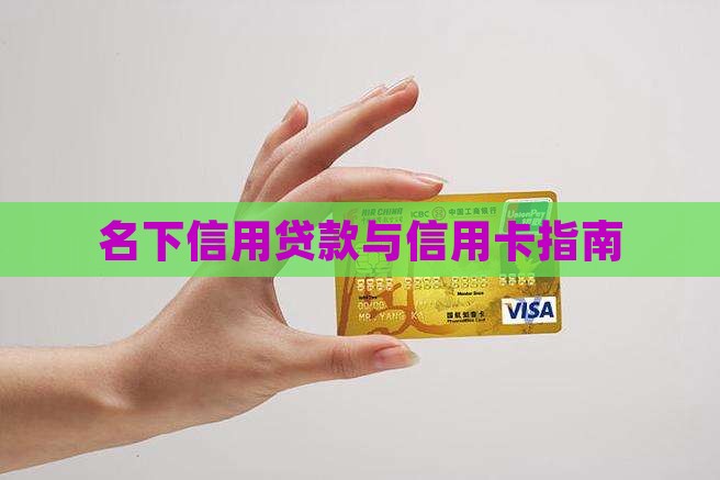 名下信用贷款与信用卡指南