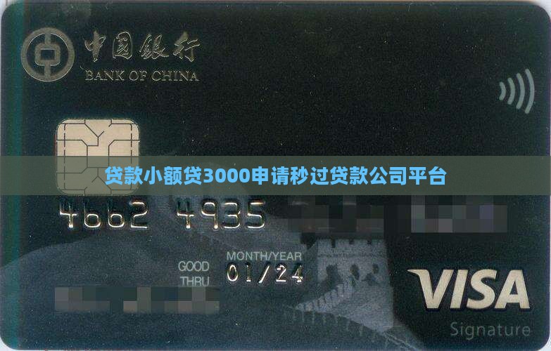 贷款小额贷3000申请秒过贷款公司平台 贷款小额贷3000申请秒过贷款公司平台