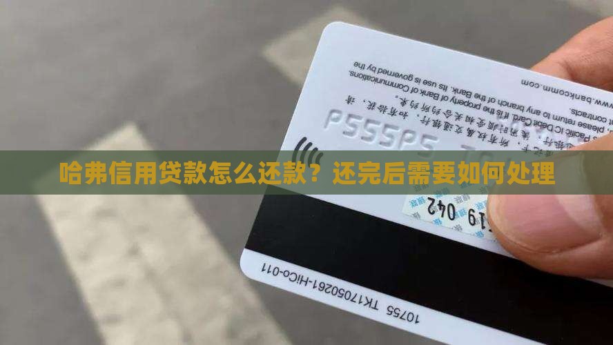 哈弗信用贷款怎么还款？还完后需要如何处理