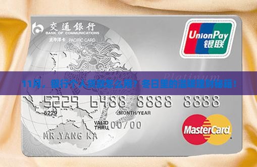 11月，银行个人贷款怎么用？冬日里的温暖理财秘籍！