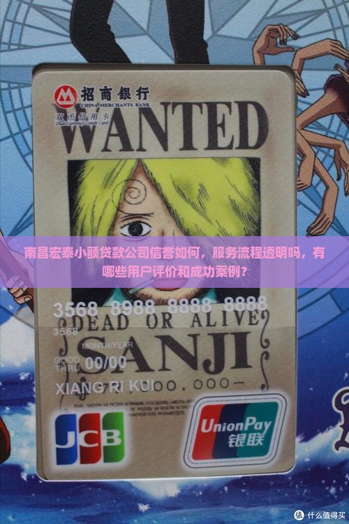 南昌宏泰小额贷款公司信誉如何，服务流程透明吗，有哪些用户评价和成功案例？