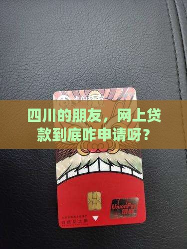 四川的朋友，网上贷款到底咋申请呀？