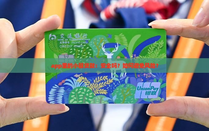 app里的小额贷款：安全吗？如何避免风险？