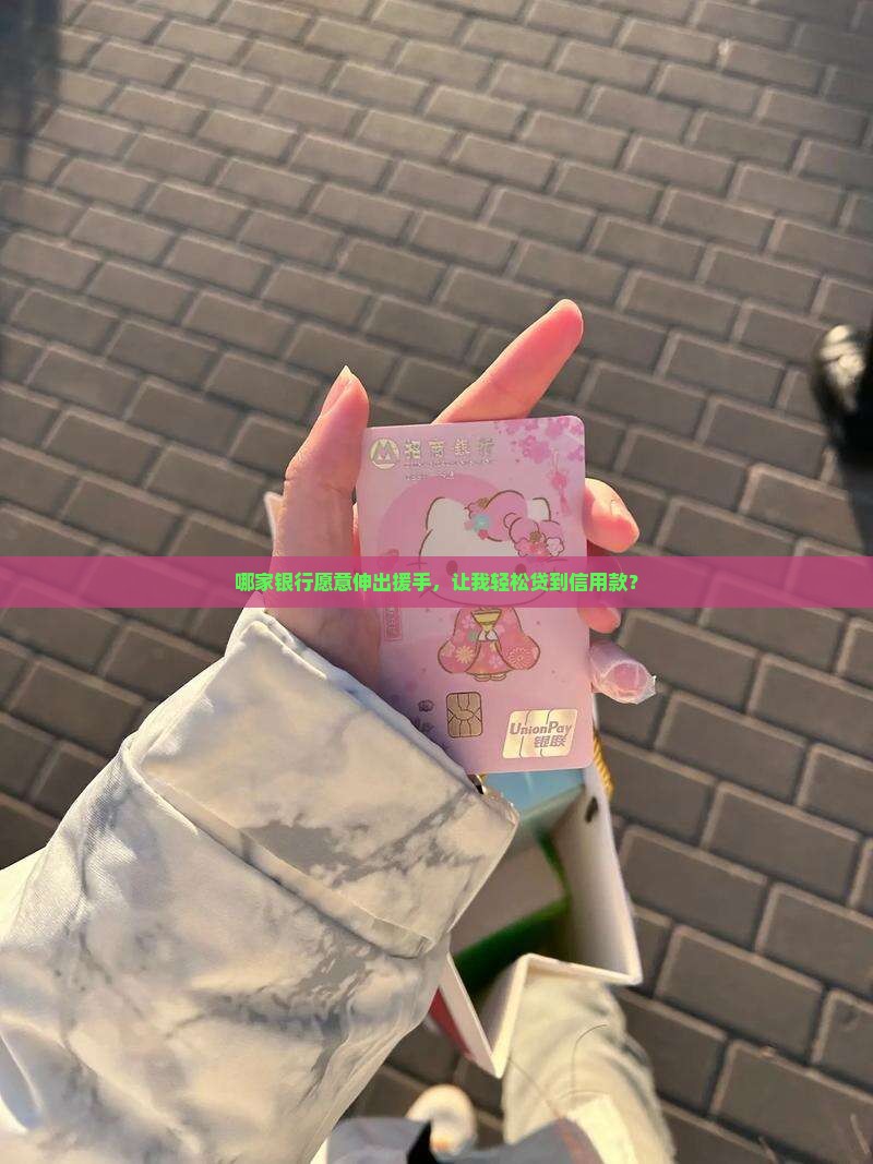 哪家银行愿意伸出援手，让我轻松贷到信用款？