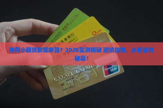 佛冈小额贷款平台哪个好