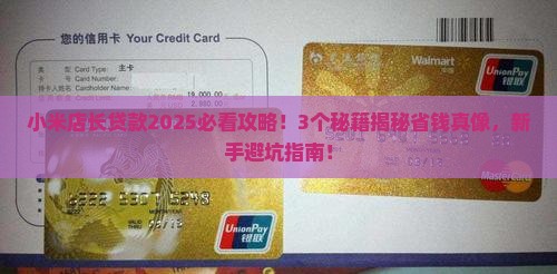 小米店长贷款