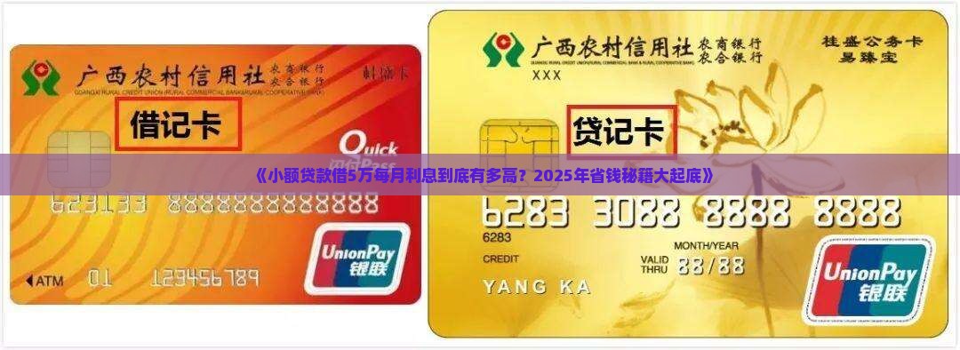 小额贷款5万月利息多少