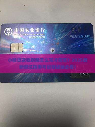 小额贷款收到条
