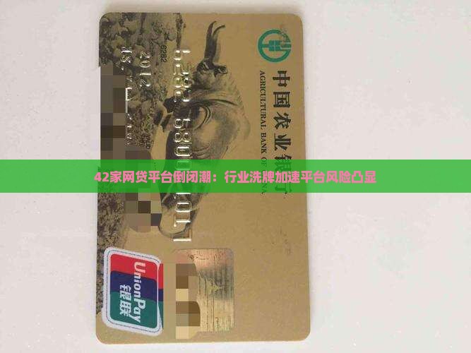 42家贷款平台倒闭