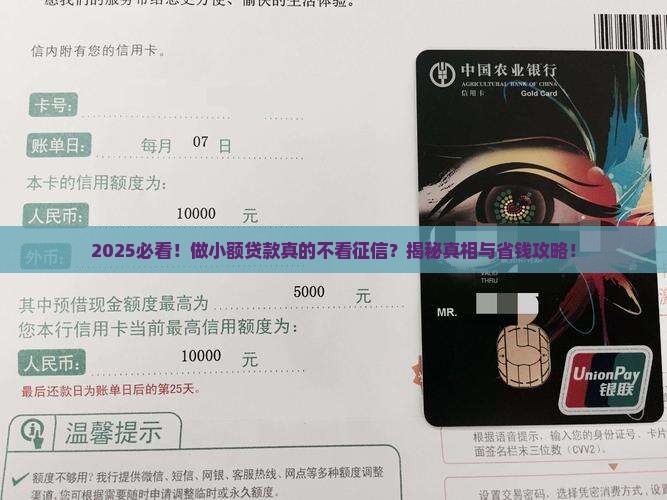 做小额贷款需要看征信么