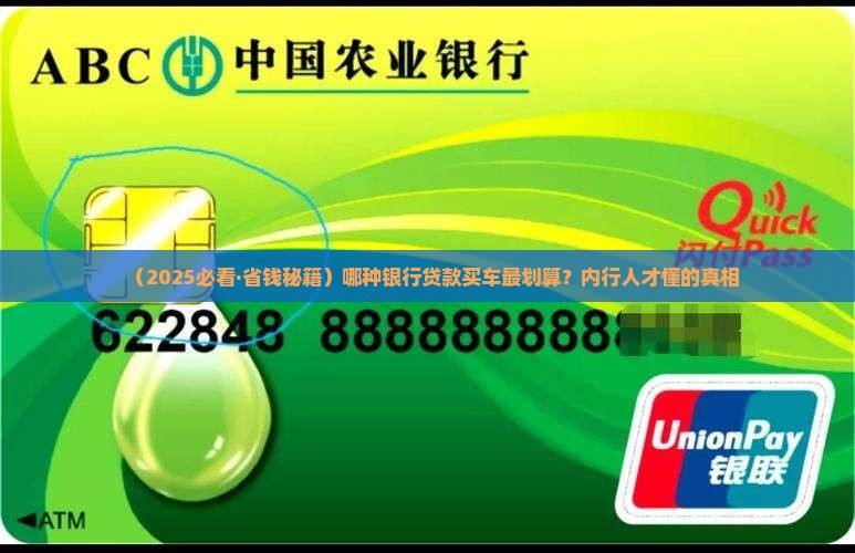 哪种银行能抵押贷款买车
