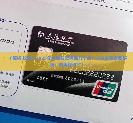 小额贷款担保几个点