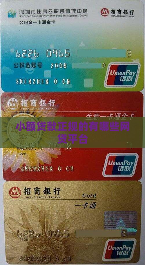 小额贷款正规的有哪些网贷平台