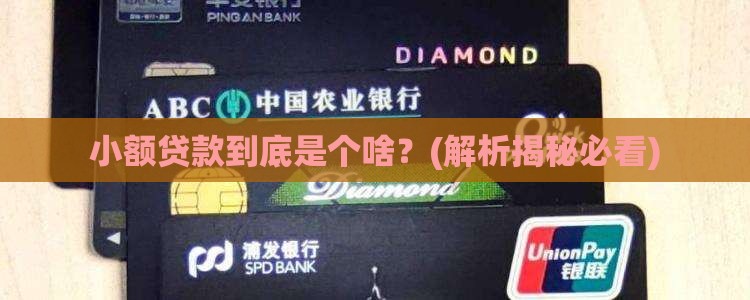小额贷款不断啥意思