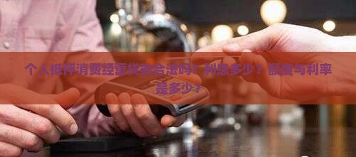 个人抵押消费经营贷款