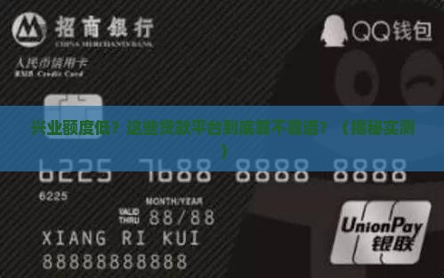 兴业额度很低的贷款平台
